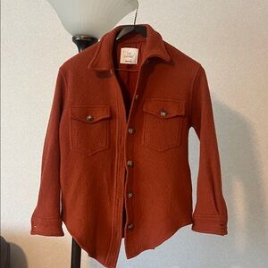 Wilfred Free Rust Wool Jacket